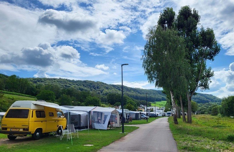 Kamperen in luxemburg op camping gritt